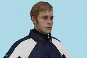 DBH Simon Detroit, DBH, Become-Human, man, male, people, xna, characters, animated